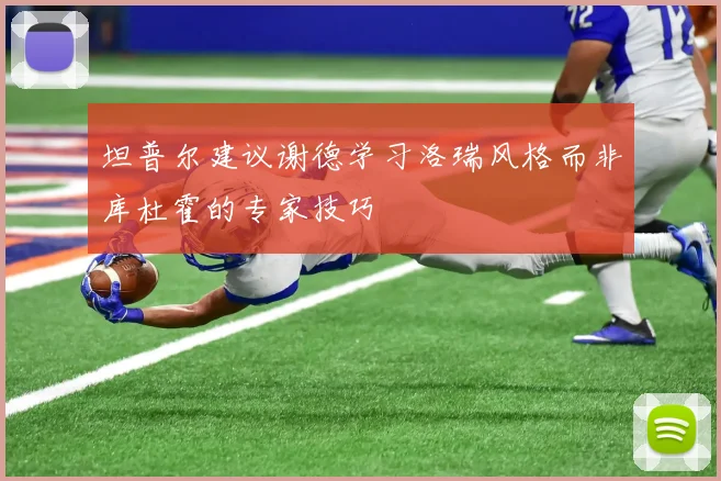 坦普尔建议谢德学习洛瑞风格而非库杜霍的专家技巧